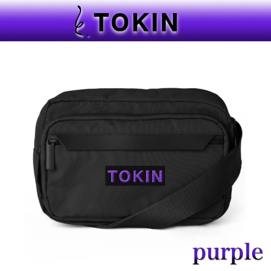 TOKIN トキン ブラックショルダーバック　カラー：パープル