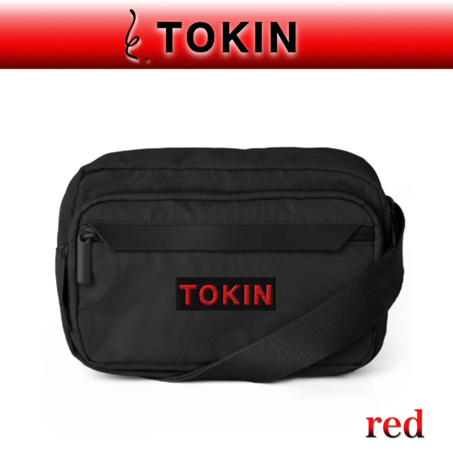 TOKIN トキン ブラックショルダーバック　カラー：レッド