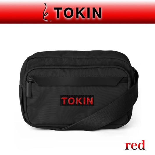 TOKIN トキン ブラックショルダーバック　カラー：レッド