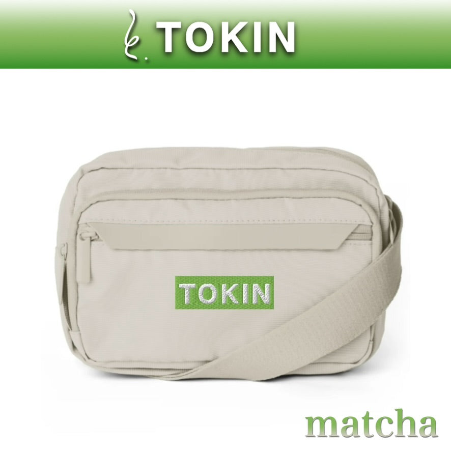 TOKIN トキン　ホワイトショルダーバック　カラー：抹茶